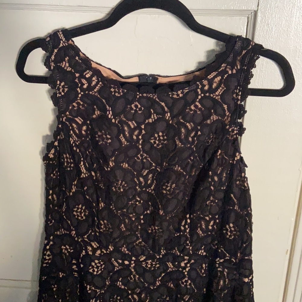 City Studio Junior’s Lace Fit & Flare Dress. - Picture 5 of 7